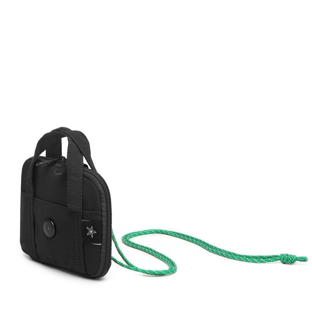 Smart Bags Mikro Poly Kumaş Askılı Mini Boy Kadın Cüzdanı 3346 Siyah