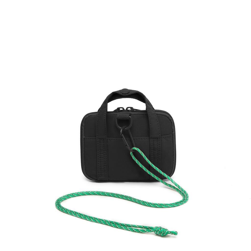 Smart Bags Mikro Poly Kumaş Askılı Mini Boy Kadın Cüzdanı 3346 Siyah