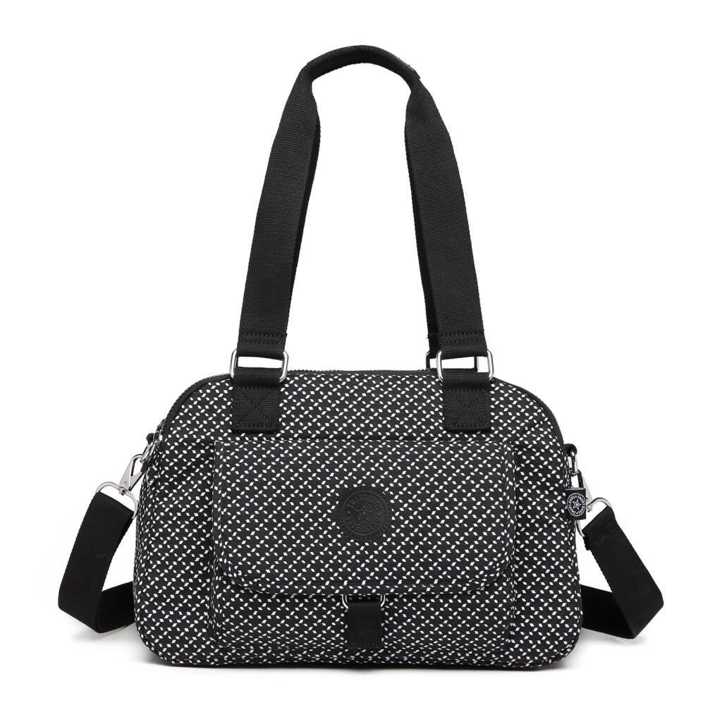 1122 Krinkıl Kumaş Bayan Çantası Smart Bags 127 Desenli