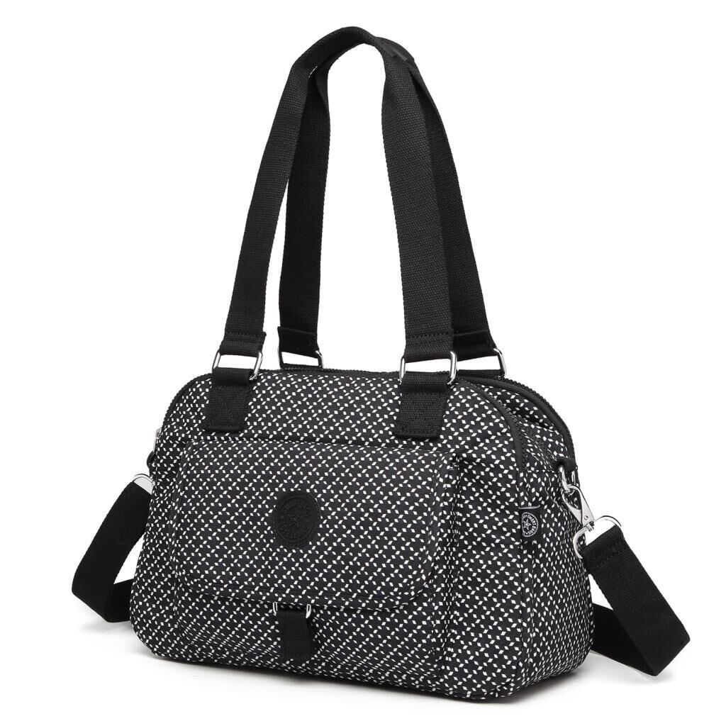 1122 Krinkıl Kumaş Bayan Çantası Smart Bags 127 Desenli