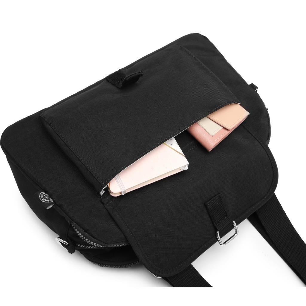 1122 Krinkıl Kumaş Bayan Çantası Smart Bags 127 Desenli