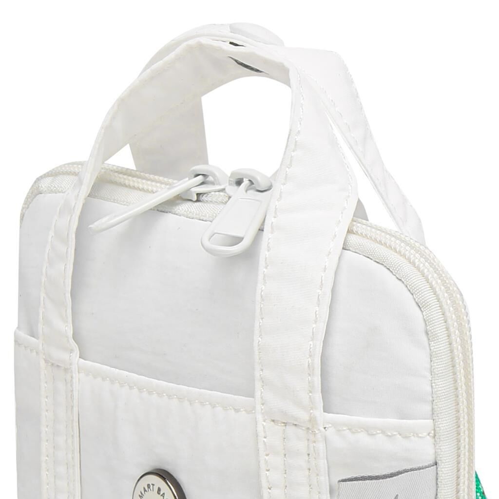 Smart Bags Mikro Poly Kumaş Askılı Mini Boy Kadın Cüzdanı 3346 Beyaz