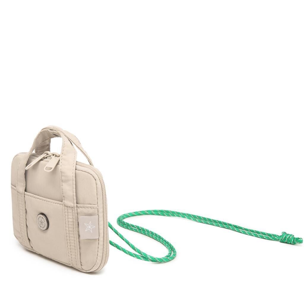 Smart Bags Mikro Poly Kumaş Askılı Mini Boy Kadın Cüzdanı 3346 Bej