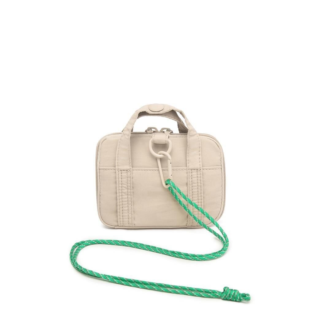 Smart Bags Mikro Poly Kumaş Askılı Mini Boy Kadın Cüzdanı 3346 Bej
