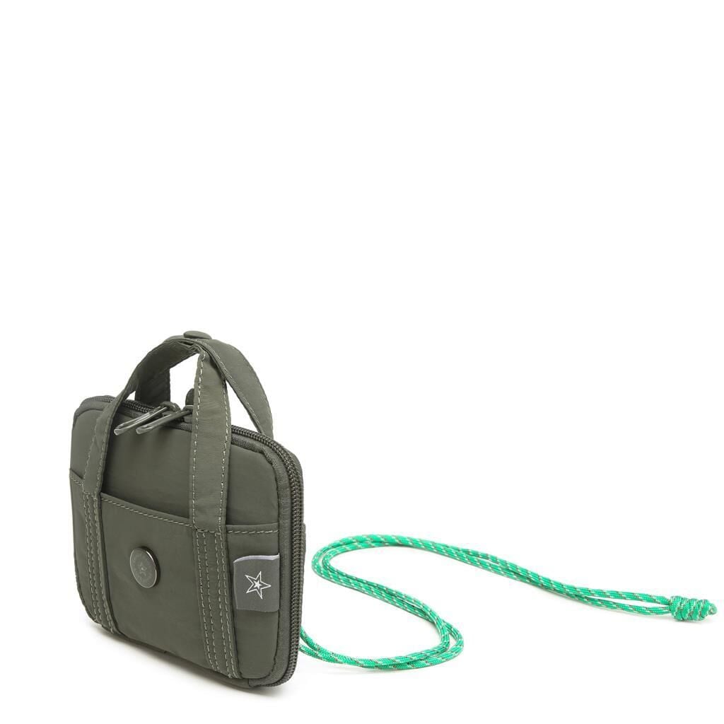 Smart Bags Mikro Poly Kumaş Askılı Mini Boy Kadın Cüzdanı 3346 Haki