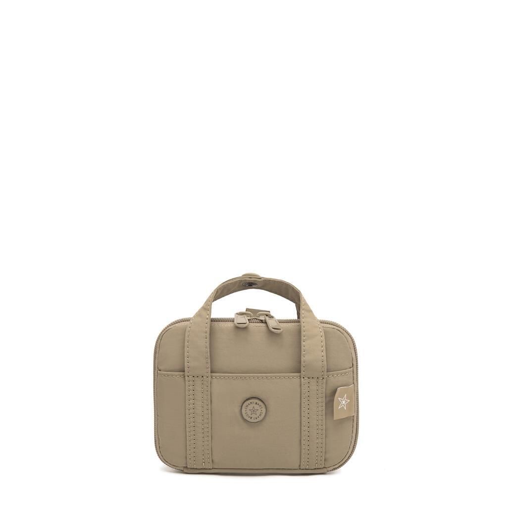 Smart Bags Mikro Poly Kumaş Askılı Mini Boy Kadın Cüzdanı 3346 Vizon