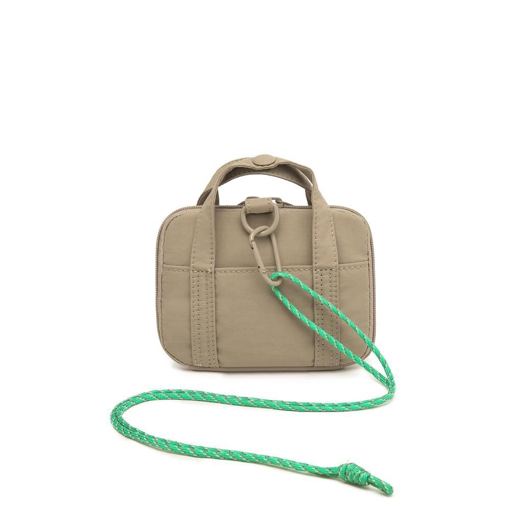 Smart Bags Mikro Poly Kumaş Askılı Mini Boy Kadın Cüzdanı 3346 Vizon
