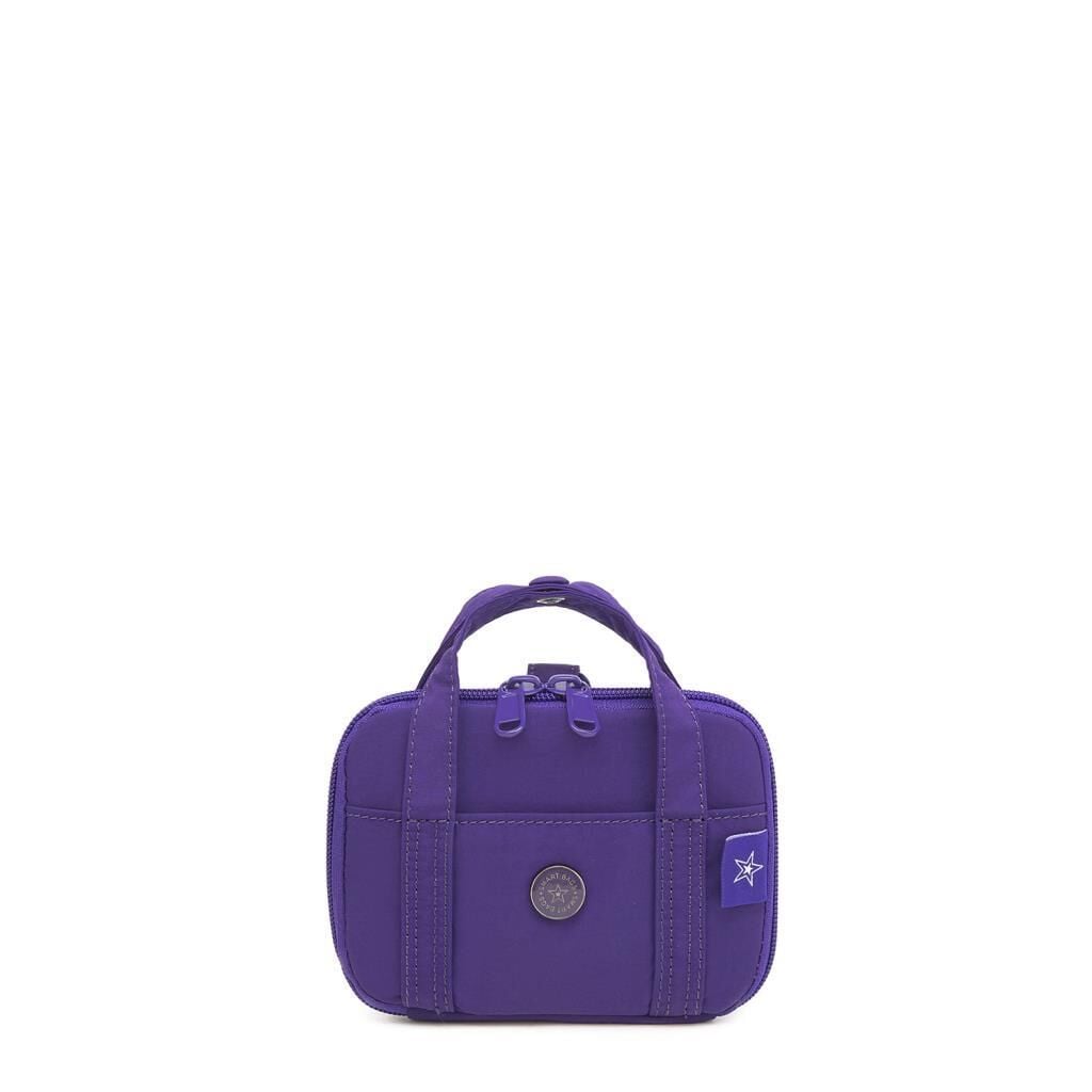 Smart Bags Mikro Poly Kumaş Askılı Mini Boy Kadın Cüzdanı 3346 Mor