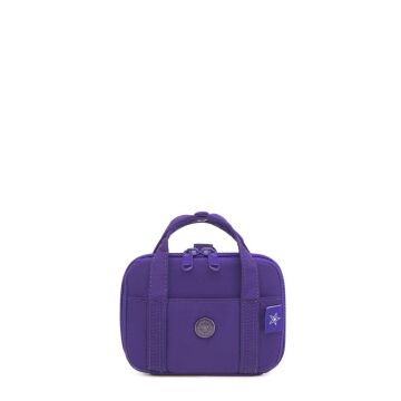 Smart Bags Mikro Poly Kumaş Askılı Mini Boy Kadın Cüzdanı 3346 Mor
