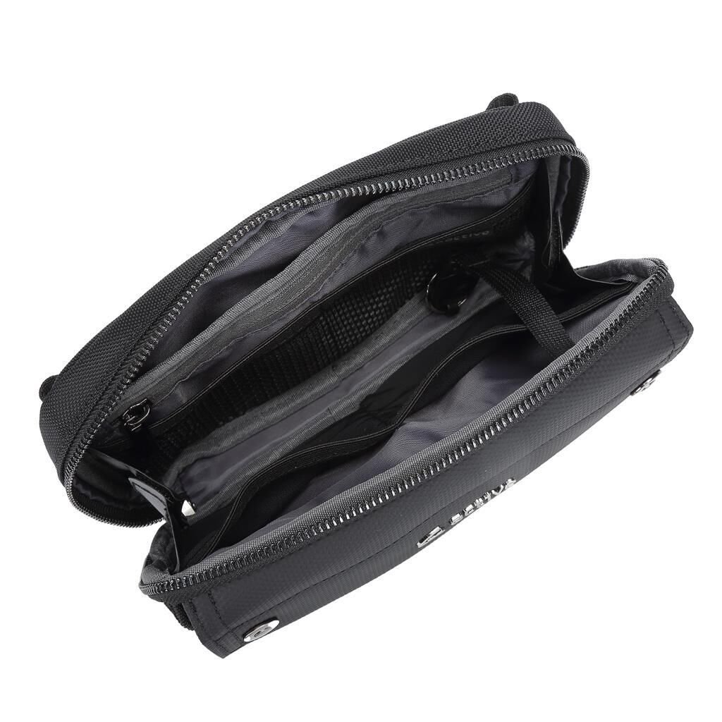 C-Active Erkek Askılı Bodybag Bel Çantası Oxford Kumaş 8738 Gri