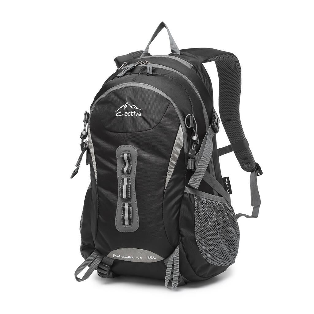 C-Active 35 Litre Kamp Seyahat Outdoor Dağcı Sırt Çantası 8692 Siyah