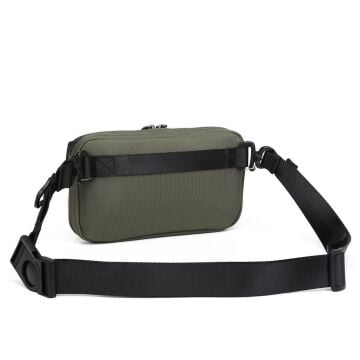 C-Active Erkek Askılı Bodybag Bel Çantası Oxford Kumaş 8738 Haki