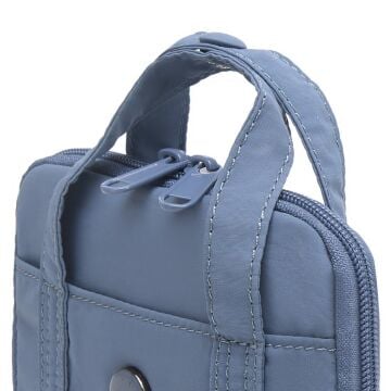 Smart Bags Mikro Poly Kumaş Askılı Mini Boy Kadın Cüzdanı 3346 J.Mavi