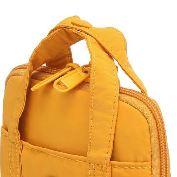 Smart Bags Mikro Poly Kumaş Askılı Mini Boy Kadın Cüzdanı 3346 Hardal