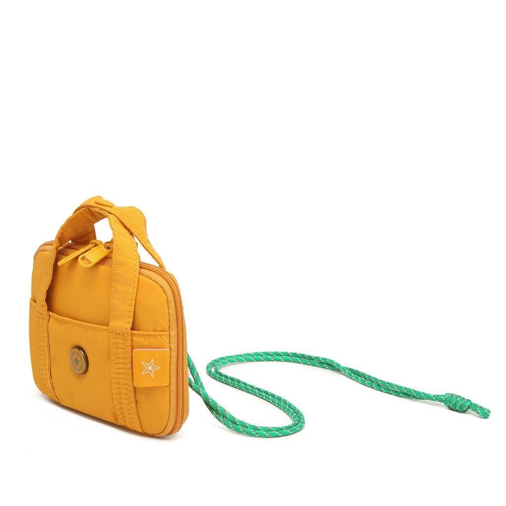Smart Bags Mikro Poly Kumaş Askılı Mini Boy Kadın Cüzdanı 3346 Hardal