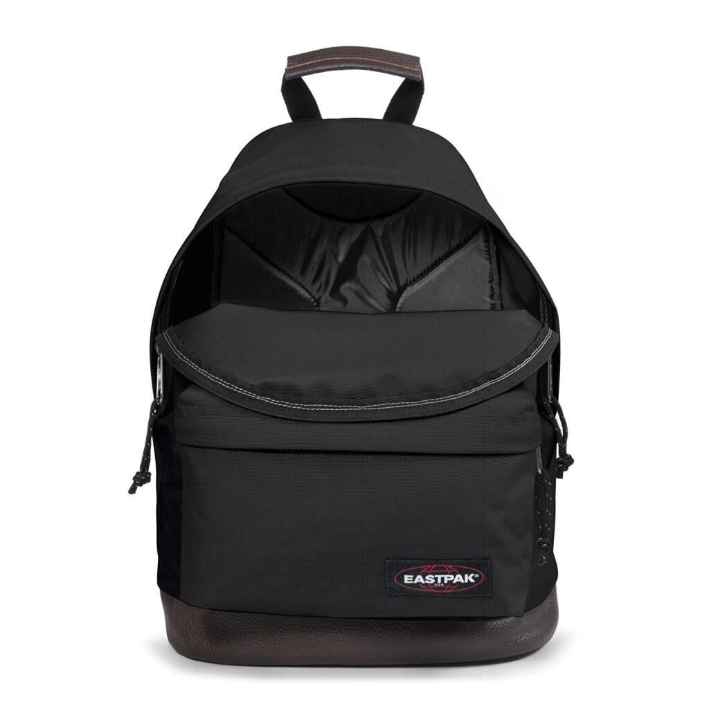 Eastpak Sırt Çantası Wyoming Altı Derili Black EK0008110081