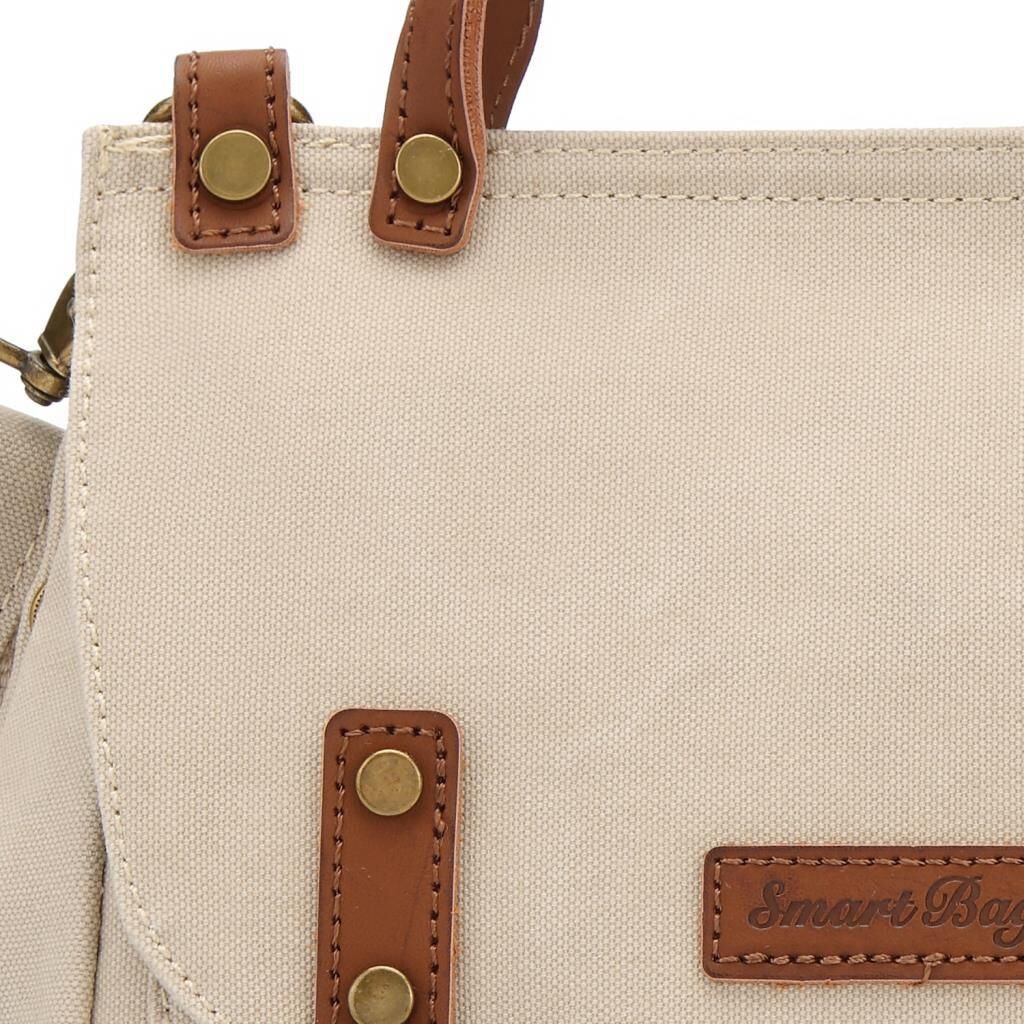 Kanvas Kumaş Kadın Çantası Elden Tutmalı Smart Bags 1327