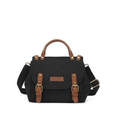 Kanvas Kumaş Kadın Çantası Elden Tutmalı Smart Bags 1327 Siyah