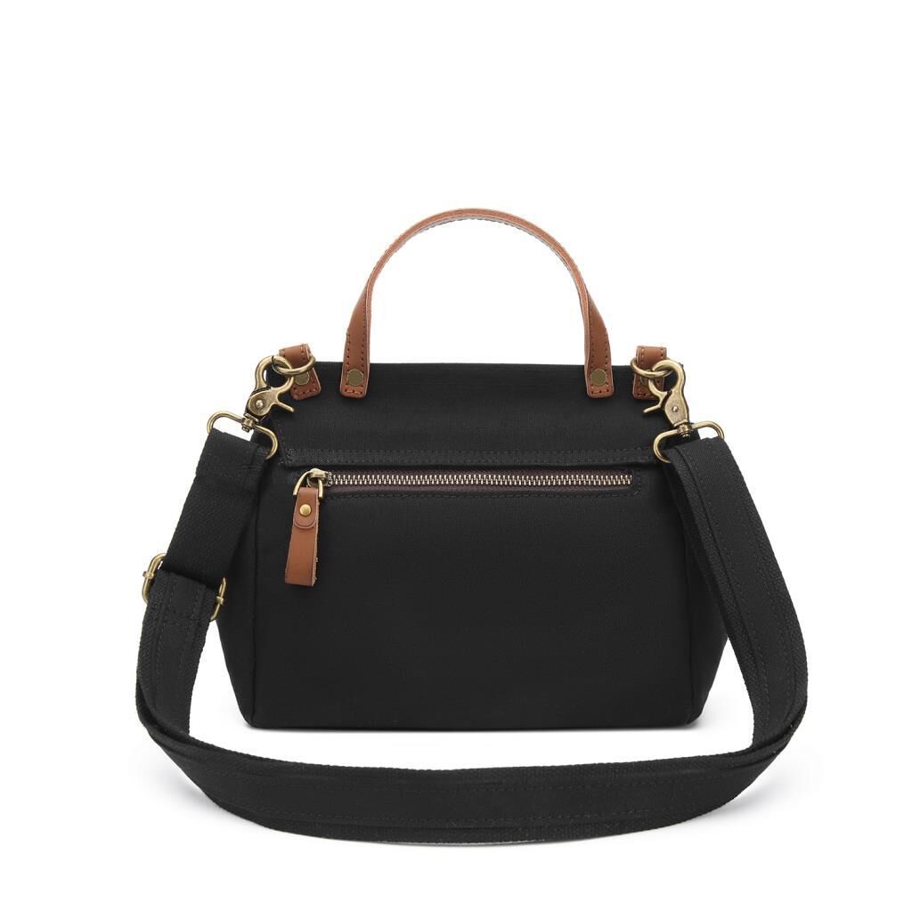 Kanvas Kumaş Kadın Çantası Elden Tutmalı Smart Bags 1327 Siyah