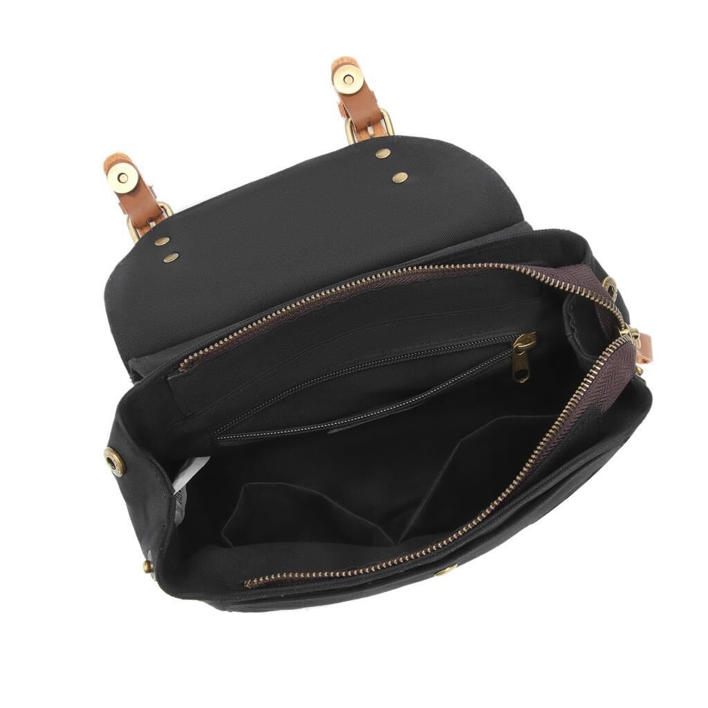 Kanvas Kumaş Kadın Çantası Elden Tutmalı Smart Bags 1327 Siyah