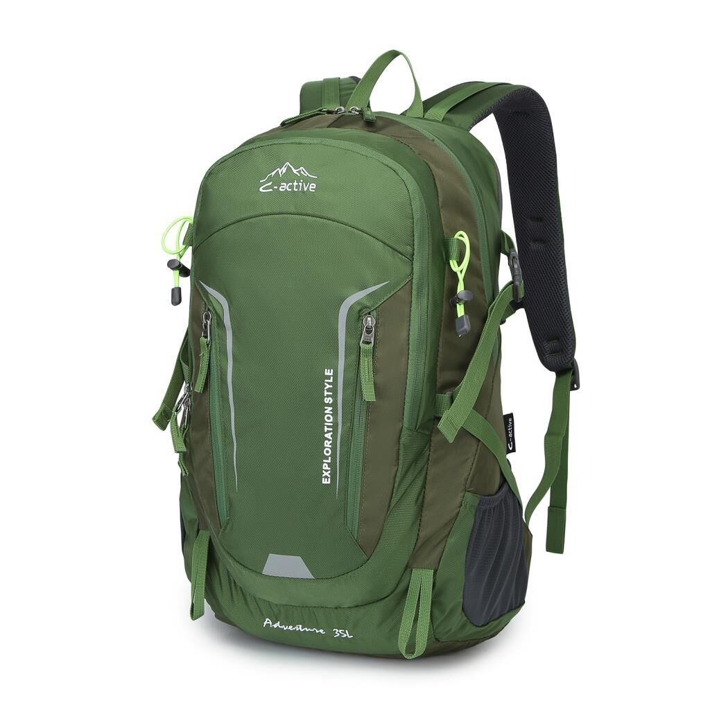 C-Active 35 Litre Kamp Seyahat Outdoor Dağcı Sırt Çantası 8693 Yeşil