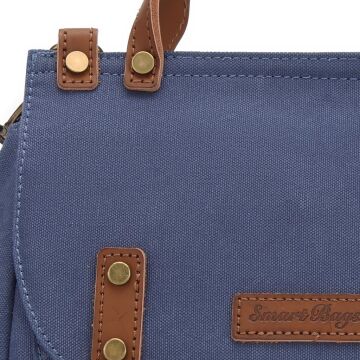 Kanvas Kumaş Kadın Çantası Elden Tutmalı Smart Bags 1327 Laci