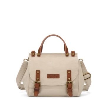 Kanvas Kumaş Kadın Çantası Elden Tutmalı Smart Bags 1327 Bej