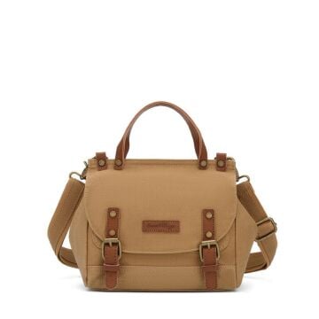 Kanvas Kumaş Kadın Çantası Elden Tutmalı Smart Bags 1327 Camel
