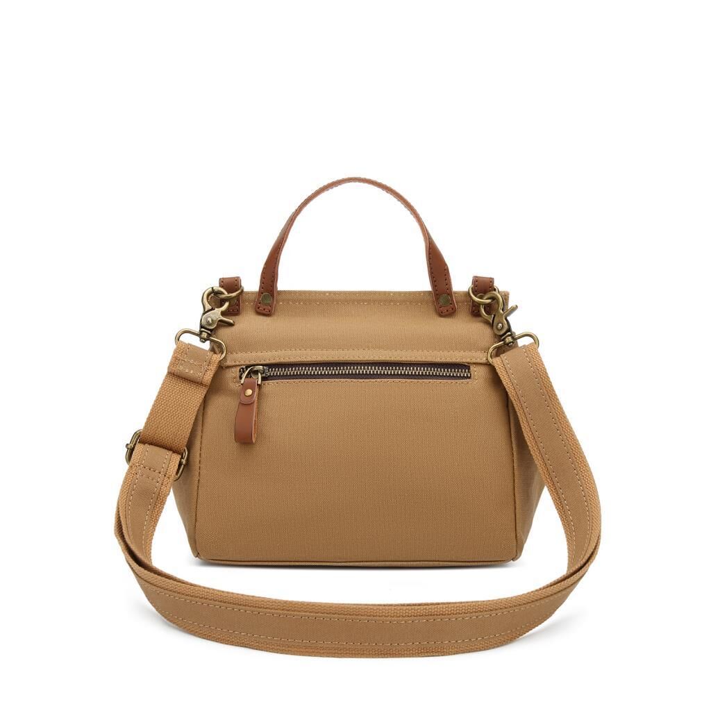 Kanvas Kumaş Kadın Çantası Elden Tutmalı Smart Bags 1327 Camel
