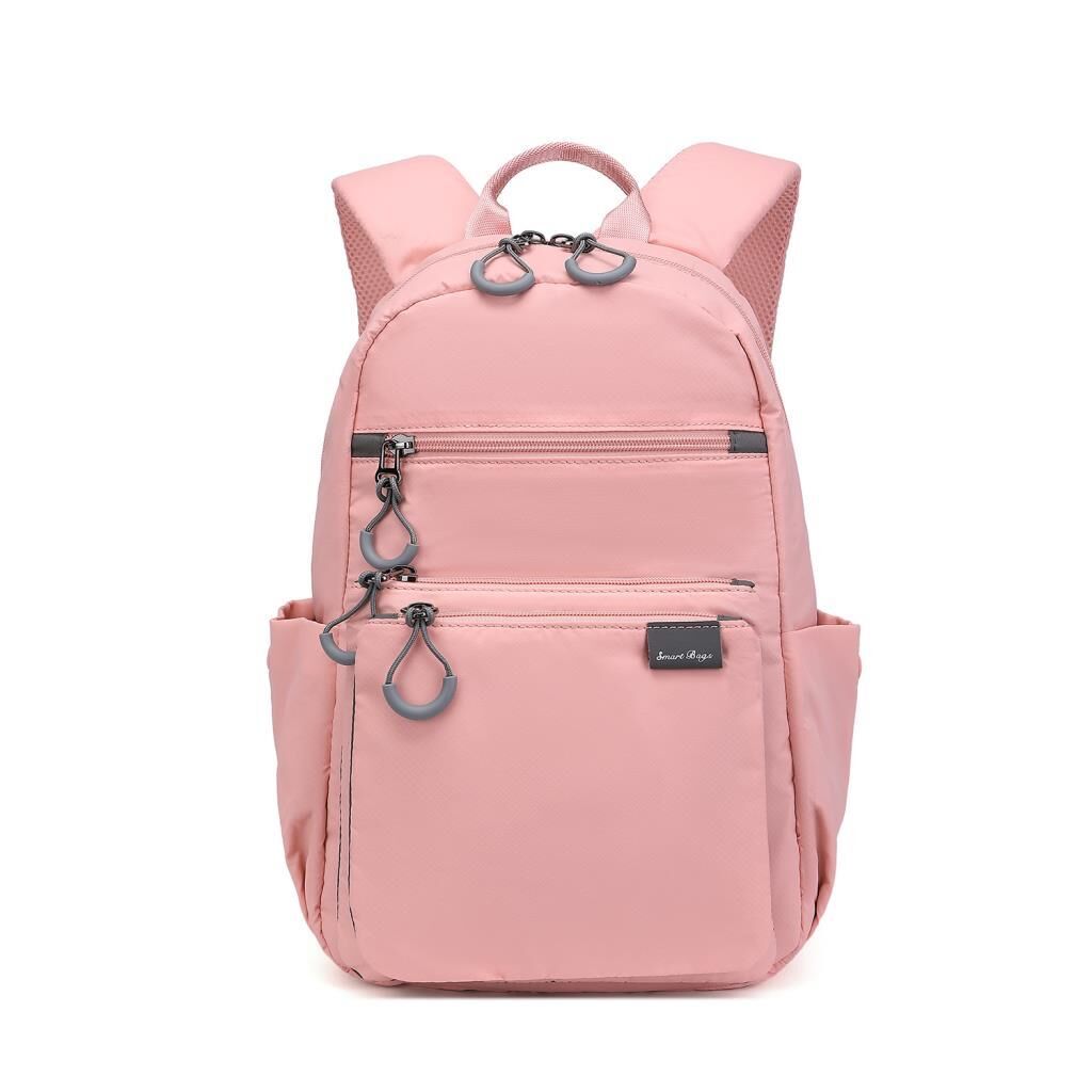 Smart Bags Küçük Boy Ekstra Hafif Uniseks Sırt Çantası 3137 Pudra