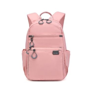 Smart Bags Küçük Boy Ekstra Hafif Uniseks Sırt Çantası 3137 Pudra