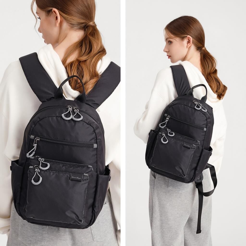 Smart Bags Küçük Boy Ekstra Hafif Uniseks Sırt Çantası 3137 Pudra