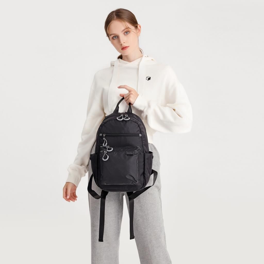 Smart Bags Küçük Boy Ekstra Hafif Uniseks Sırt Çantası 3137 Pudra