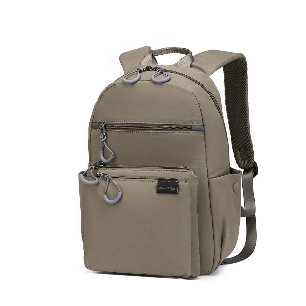 Smart Bags Küçük Boy Ekstra Hafif Uniseks Sırt Çantası 3137 Kahve